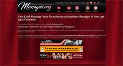 Desktop Screenshot of massagen.at